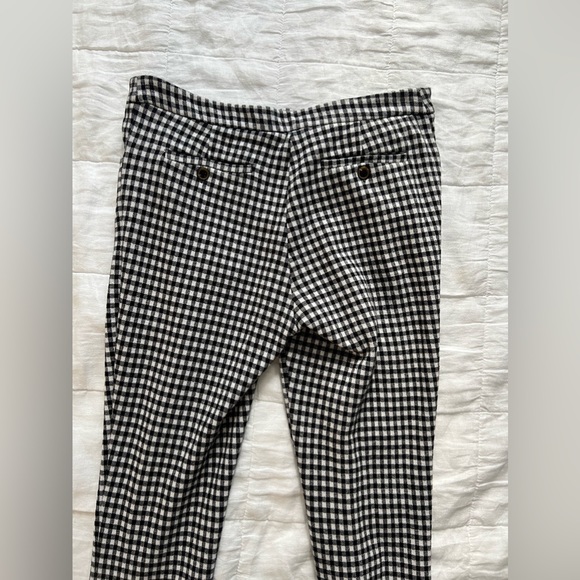 Anthropologie Crop Flare Gingham - Picture 2 of 3
